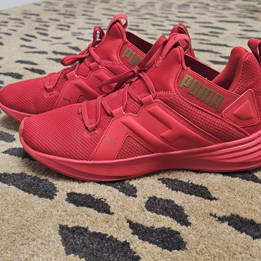PUMA Red Athletic Sneakers